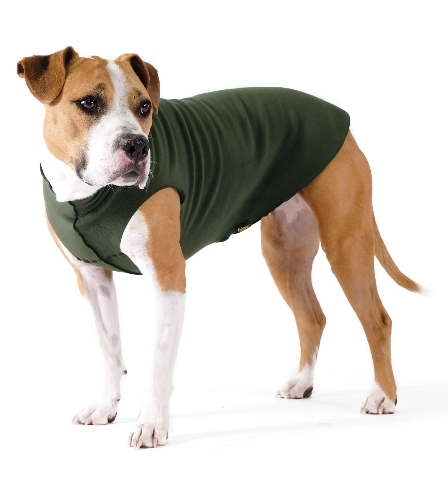 GOLD PAW Pullover Stretch Dog Fleece In Hunter Green 2 GOLD PAW Pullover Stretch Dog Fleece In Hunter Green - Image 2