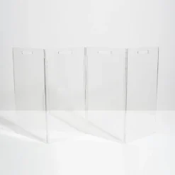 HIDDIN Clear Lucite Freestanding Zig-Zag Pet Gate (Made In The USA) (Direct-Ship) -Pet Sale Shop Hiddin3 7fb3eab4 47ad 419c bb53 70de910a0654