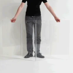 HIDDIN Clear Lucite Freestanding Zig-Zag Pet Gate (Made In The USA) (Direct-Ship) -Pet Sale Shop Hiddin6 010928ea d60a 47f4 8322 3e8cb6002698