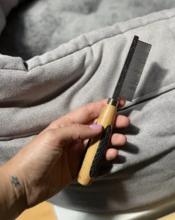 BASS BRUSH COMPANY Fine Tooth Metal Pet Comb -Pet Sale Shop IMG 2920 scaled