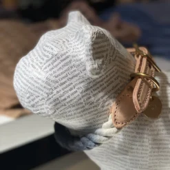 FOUND MY ANIMAL Rope Collar In Grey Ombré (Made In The USA) (FINAL SALE) -Pet Sale Shop IMG 3395 scaled