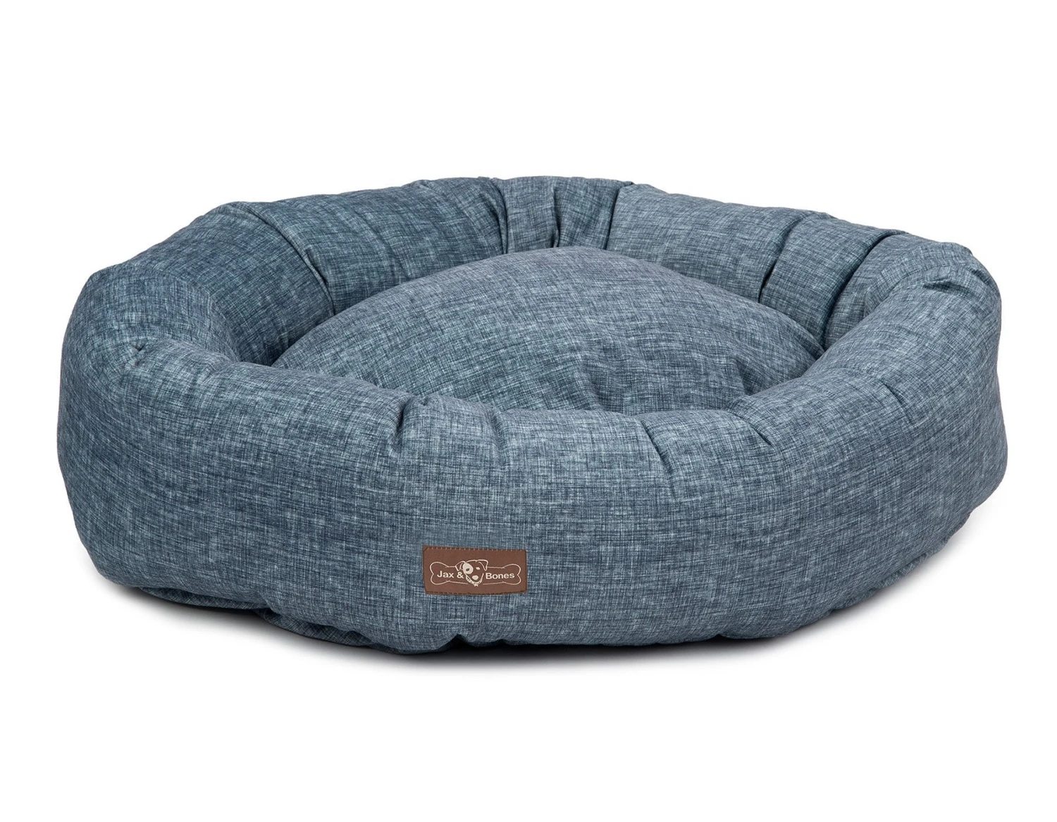 JAX & BONES Donut Dog Bed In Denim (Direct Ship)<br>(Made In The USA) 3 JAX & BONES Donut Dog Bed In Denim (Direct Ship)<br>(Made In The USA) - Image 3