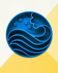 SODA PUP Wave Slow Feeder Dog Bowl (Made In The USA)