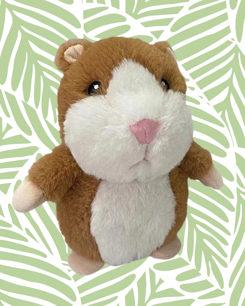 PET LOU Henry The Hamster Plush Squeaky Dog Toy 2 PET LOU Henry The Hamster Plush Squeaky Dog Toy - Image 2