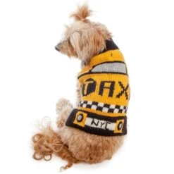 PERUVIAN KNITS For DOG & CO. NYC Taxi Handknit Dog Sweater (Dog & Co. Exclusive) -Pet Sale Shop MG 0856