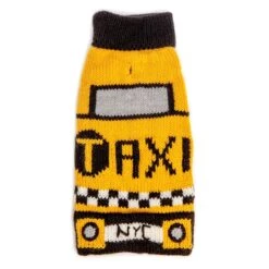 PERUVIAN KNITS For DOG & CO. NYC Taxi Handknit Dog Sweater (Dog & Co. Exclusive) -Pet Sale Shop MG 1070
