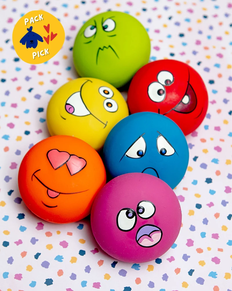 ZANIES Squeaky Latex Funny Ball Dog Toys 1 ZANIES Squeaky Latex Funny Ball Dog Toys