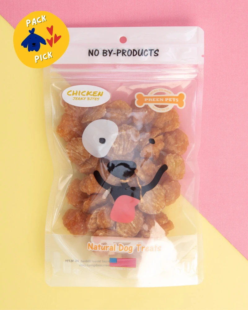 PREEN PETS Chicken Jerky Bite Treats For Dogs (Made In The USA) 1 PREEN PETS Chicken Jerky Bite Treats For Dogs (Made In The USA)