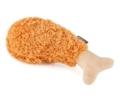 P.L.A.Y. Fried Chicken Dog Plush Toy -Pet Sale Shop PLAY American Classic Food Toy Fried Chicken 1 High Res