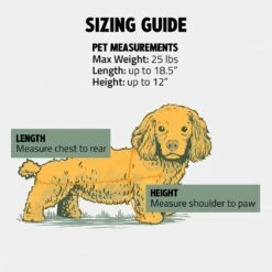 ROVERLUND Ready-For-Adventure Pet Backpack (Airline Compliant) -Pet Sale Shop PetBackpackRoverlundsizingguide website 1