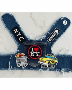 HEADS OR TAILS PUP NYC Denim Dog Harness (Dog & Co. Exclusive) -Pet Sale Shop ProductImages General 1b6cdbe6 412e 46c7 9fe4 2a4e3ffc306c