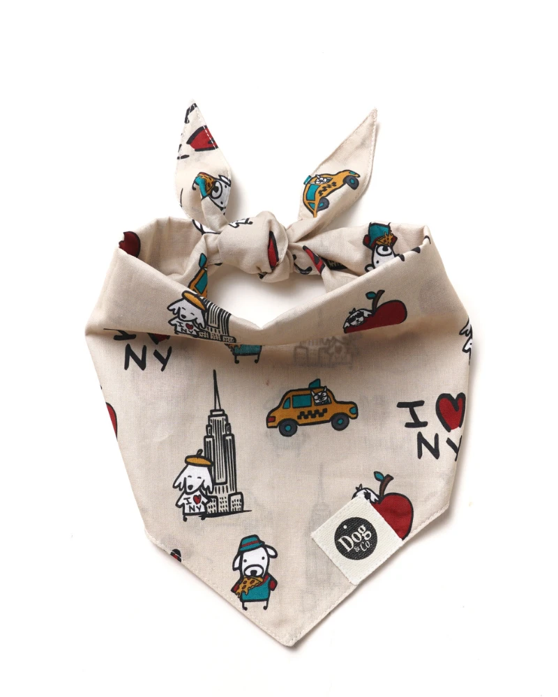 DOG & CO. I Love New York Dog Bandana (Dog & Co. Exclusive) 7 DOG & CO. I Love New York Dog Bandana (Dog & Co. Exclusive) - Image 7