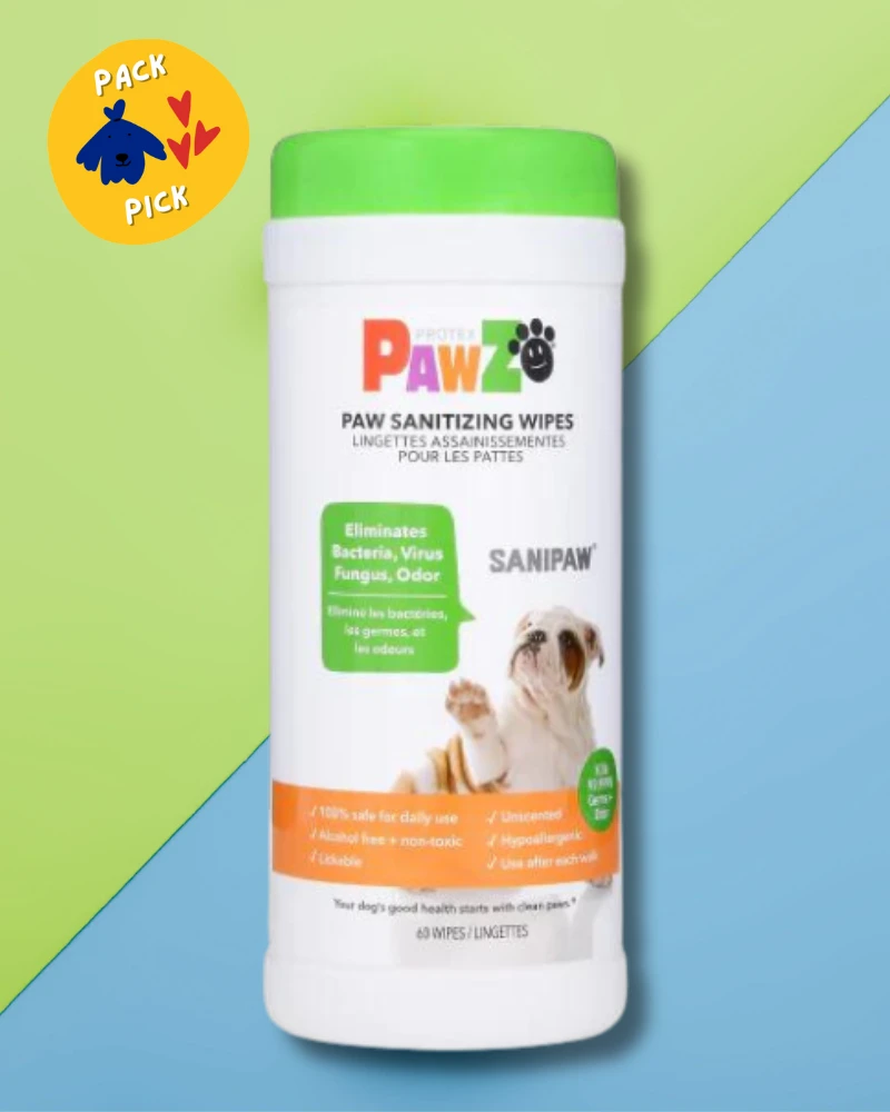 PAWZ Sanipaw Daily Dog Paw Wipes 2 PAWZ Sanipaw Daily Dog Paw Wipes - Image 2