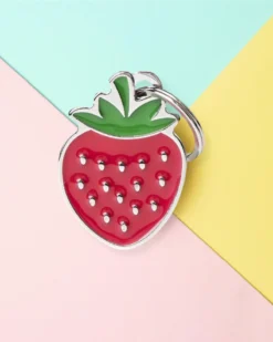 MY FAMILY Sweet As A Strawberry Custom Pet ID Tag