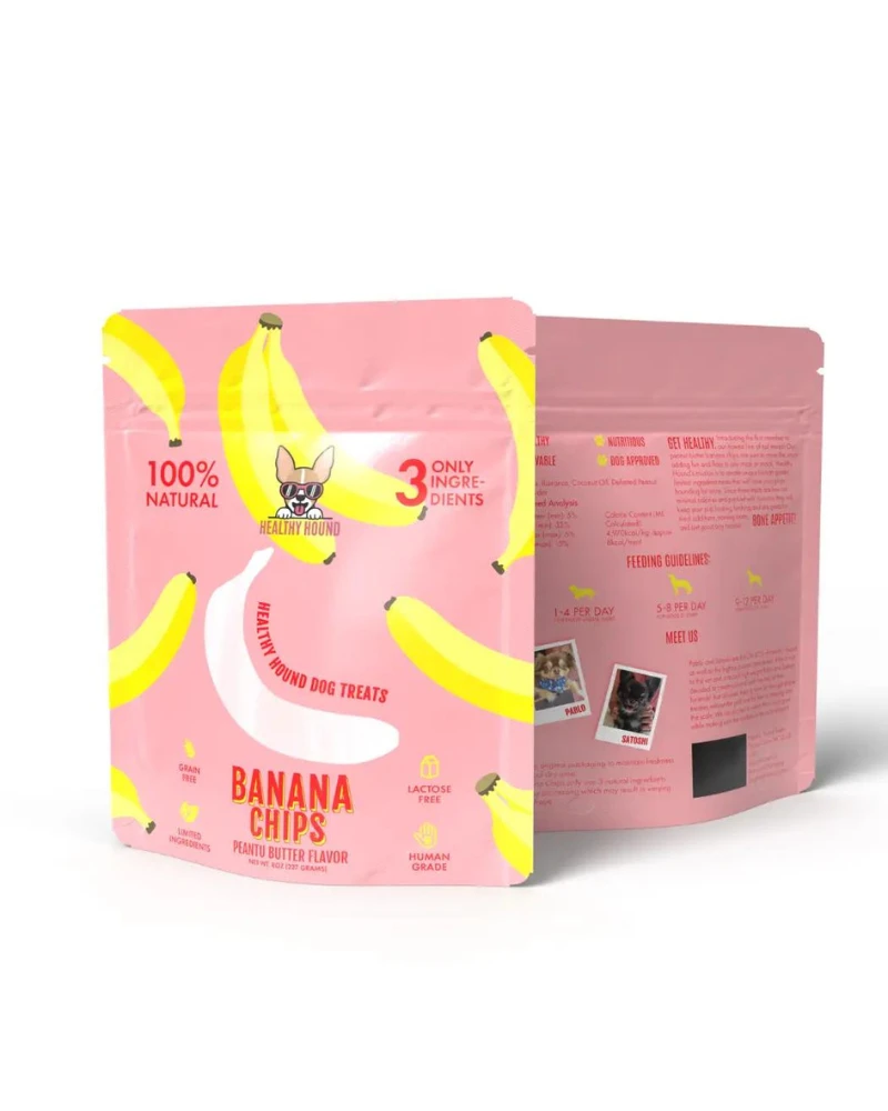 HEALTHY HOUND Peanut Butter Banana Chips Dog Treats 3 HEALTHY HOUND Peanut Butter Banana Chips Dog Treats - Image 3