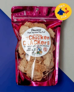 PAWCASSO Chicken Crackers Dog Treat (Made In The USA)