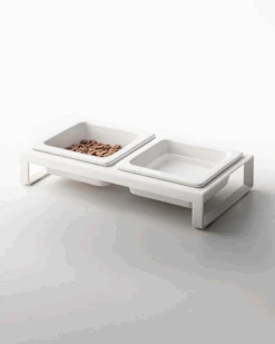 YAMAZAKI Tower Pet Food Bowl In White -Pet Sale Shop ProductImages 2 24d0be46 65d2 4d11 b45c dc8dc6c6acbe