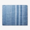 MI COCINA Striped Denim Placemat In Light Wash (Made In The USA)