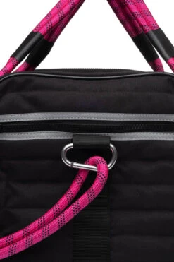 ROVERLUND Out-Of-Office Dog Carrier In Black With Magenta Straps (Direct-Ship) 14 ROVERLUND Out-Of-Office Dog Carrier In Black With Magenta Straps (Direct-Ship) -Pet Sale Shop ROVERLUNDOutOfOfficeDogCarrierinMagenta Drop Ship