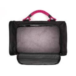 ROVERLUND Out-Of-Office Dog Carrier In Black With Magenta Straps (Direct-Ship) 13 ROVERLUND Out-Of-Office Dog Carrier In Black With Magenta Straps (Direct-Ship) -Pet Sale Shop ROVERLUNDOutOfOfficeDogCarrierinMagenta Drop Ship 5