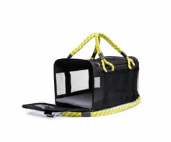 ROVERLUND Out-Of-Office Dog Carrier In Black With Neon Yellow Straps -Pet Sale Shop ROVERLUND Out Of Office Dog Carrier in Black 4 d410f92b 5d30 415a 8b1b 2e05df51a696