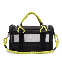 ROVERLUND Out-Of-Office Dog Carrier In Black With Neon Yellow Straps -Pet Sale Shop ROVERLUND Out Of Office Dog Carrier in Black cd156a5e 74d2 41f2 b27e 8e010c570744