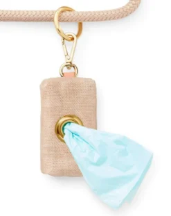 THE FOGGY DOG Sand Waxed Canvas Dog Waste Bag Dispenser (Made In The USA) -Pet Sale Shop THEFOGGYDOG WasteLeashDogBaginSandWaxedCanvas3