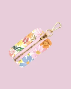 THE FOGGY DOG Rifle Paper Co. X TFG Marguerite Waxed Canvas Waste Bag Dispenser (Made In The USA)