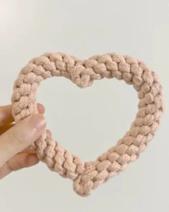 KNOTTY PAWS Blush Heart Dog Rope Toy -Pet Sale Shop Untitleddesign 87827f8e e78b 4a2c a2d2 ed5579f9e99f