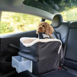 SNOOZER Lookout Dog Car Seat With Storage Drawer (Direct-Ship) (Made In The USA) -Pet Sale Shop black diamond small