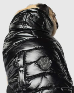 CANADA POOCH Shiny Puffer Dog Coat In Black (FINAL SALE) -Pet Sale Shop canada pooch shiny puffer jacket 4 e1df77e3 8456 4343 b568 bd8e72254c6d