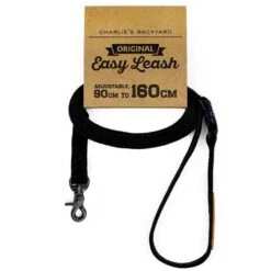 CHARLIE'S BACKYARD Adjustable Easy Dog Leash In Black 15 CHARLIE'S BACKYARD Adjustable Easy Dog Leash In Black -Pet Sale Shop charlie s backyard easy leash black 0bf7eb4d 09c7 4897 ac6f 5e6a07013b6f