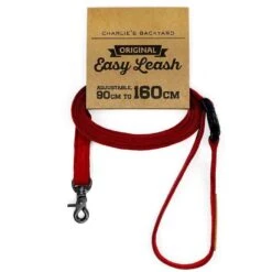 CHARLIE'S BACKYARD Adjustable Easy Dog Leash In Red -Pet Sale Shop charlie s backyard easy leash red 4de4c527 1f5e 43f3 b4e3 0fce1df0576d