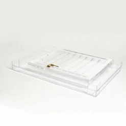 HIDDIN Lucite Crate-to-Gate (Made In The USA) (Direct-Ship) -Pet Sale Shop clear acrylic lucite crate large broken down into tray 34504.1626753700