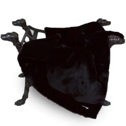HELLO DOGGIE Divine Plus Dog Blanket In Black (Made In The USA)