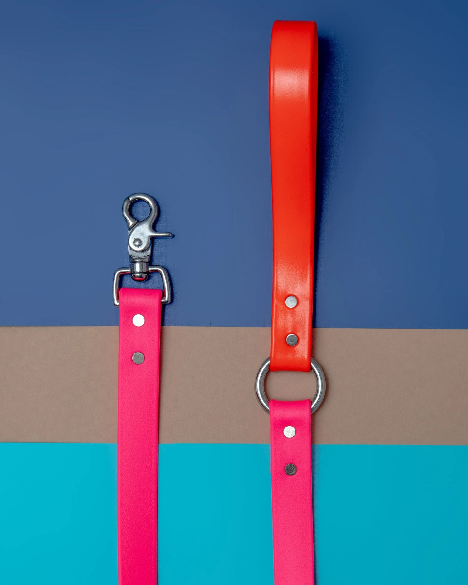 DOG & CO. COLLECTION City Leash In Neon Pink & Neon Orange (4 Or 6 Foot) (Made In The USA) 3 DOG & CO. COLLECTION City Leash In Neon Pink & Neon Orange (4 Or 6 Foot) (Made In The USA) - Image 3