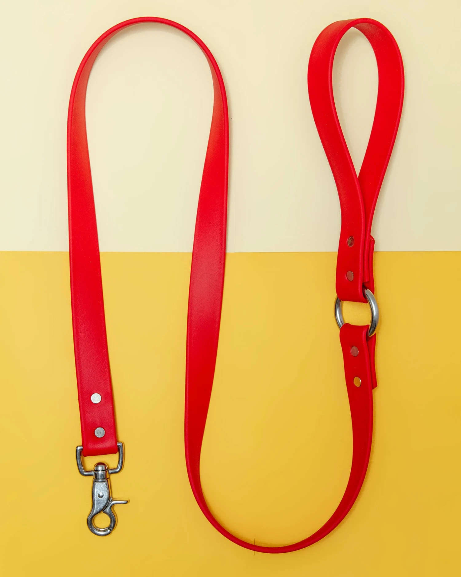 DOG & CO. COLLECTION City Leash In Real Red (Made In The USA) 3 DOG & CO. COLLECTION City Leash In Real Red (Made In The USA) - Image 3