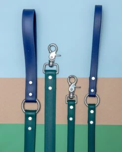 DOG & CO. COLLECTION City Leash In Hunter Green & Navy (4 Or 6 Foot) (Made In The USA) -Pet Sale Shop dog co cityleash 1c5a9587
