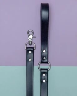 DOG & CO. COLLECTION City Leash In Basic Black (Made In The USA)