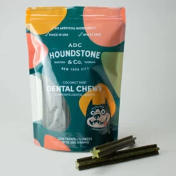 ADC HOUNDSTONE & CO. Coconut Mint Dental Dog Chews -Pet Sale Shop dog dental chews 03