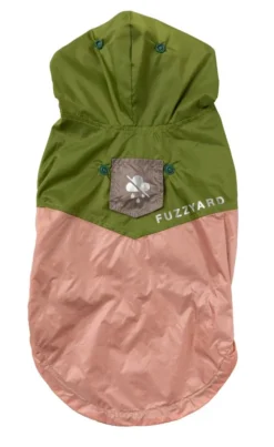 FUZZYARD Ormond Raincoat In Olive + Pink Or Purple + Mint -Pet Sale Shop fzaw5431 7 raincoat ormond olivepink top