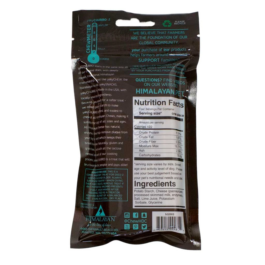 HIMALAYAN PET Yaky Churro Himalayan Dog Chew 3 HIMALAYAN PET Yaky Churro Himalayan Dog Chew - Image 3