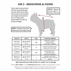 K9 SPORT SACK K9 Sport Sack Dog Backpack (Air 2) (FINAL SALE) 15 K9 SPORT SACK K9 Sport Sack Dog Backpack (Air 2) (FINAL SALE) -Pet Sale Shop k9sportsackair2black4