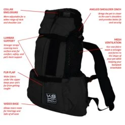 K9 SPORT SACK K9 Sport Sack Dog Backpack (Air 2) (FINAL SALE) 13 K9 SPORT SACK K9 Sport Sack Dog Backpack (Air 2) (FINAL SALE) -Pet Sale Shop k9sportsackairblack5
