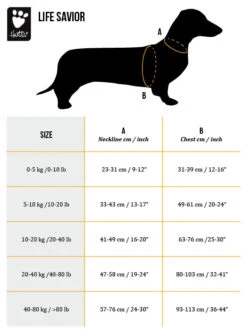 HURTTA Life Savior Dog Life Jacket In Golden Yellow (FINAL SALE) -Pet Sale Shop life savior