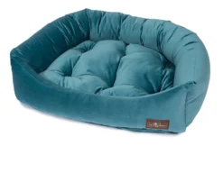 JAX & BONES Napper Dog Bed In Plush Velour (Direct-Ship) (Made In The USA) -Pet Sale Shop napper plush velour vintage jewel 1800x1800 71914364 4f1f 434e a94f 920306472181