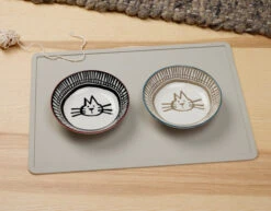 ORE PET Silicone Placemat In Light Grey -Pet Sale Shop ore pet silicone placemat grey 3